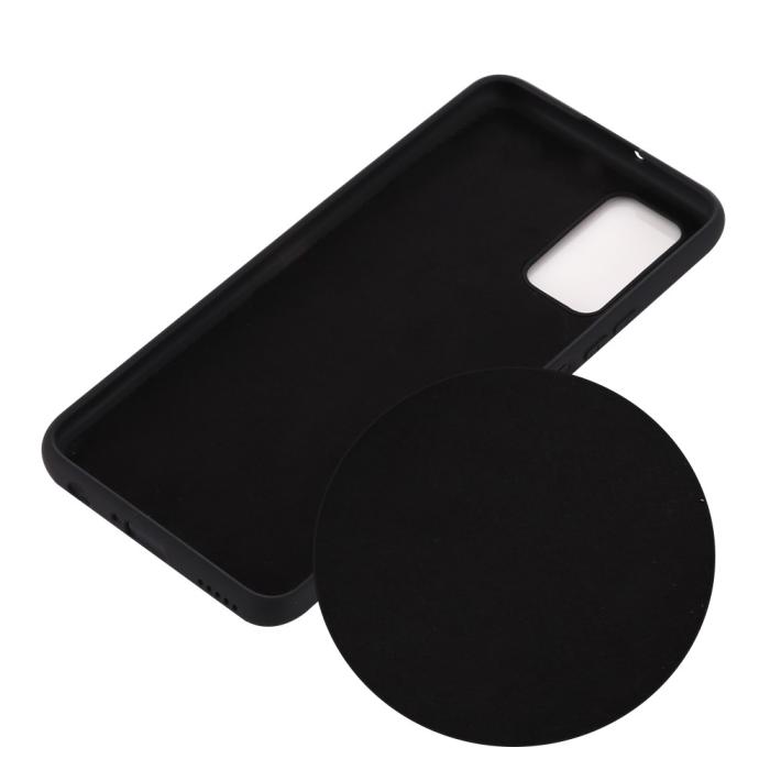 OEM - Liquid Silicone Skal Till Galaxy Note 20 - Svart