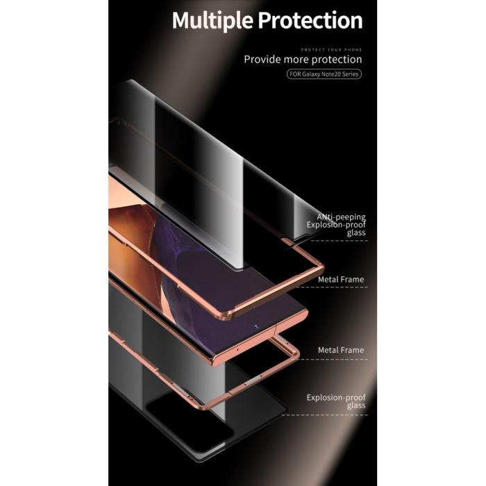 OEM - Magnetic Metal Skal Till Galaxy Note 20 - Grön