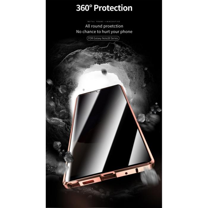 OEM - Magnetic Metal Skal Till Galaxy Note 20 - Grön