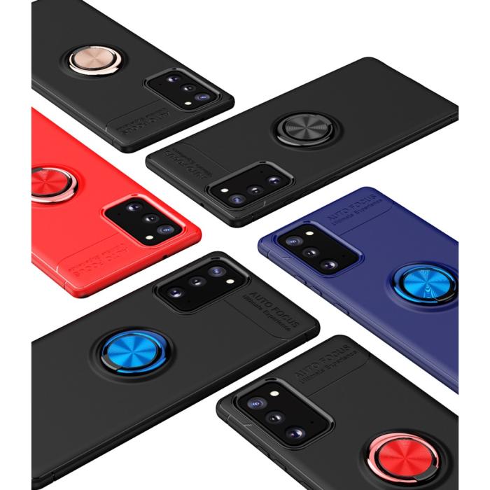 OEM - Finger Ring Skal Till Samsung Galaxy Note 20 - Svart