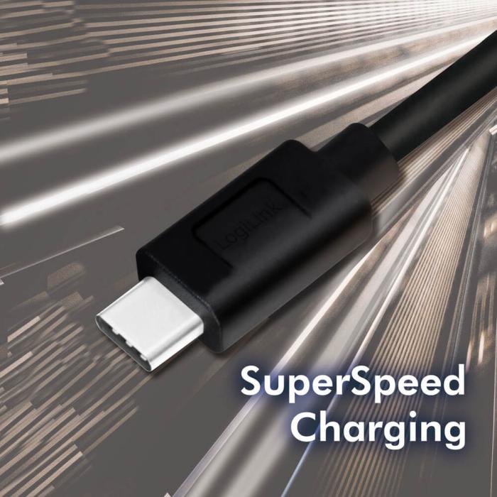LogiLink - LogiLink USB 3.2 Gen1x1 USB-A till USB-C 3m