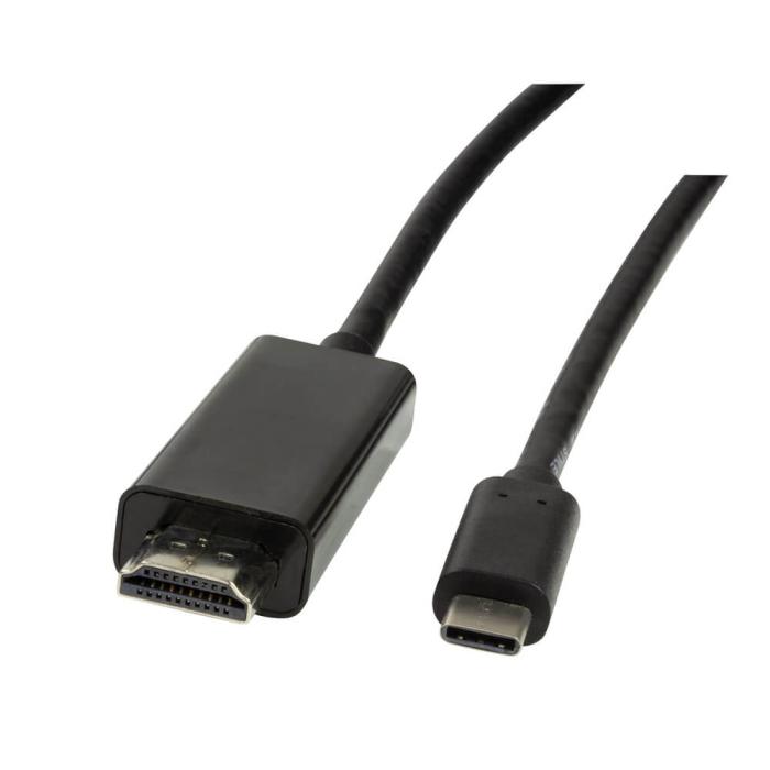 LogiLink - LogiLink USB-C till HDMI kabel 2.0 4K 1 8 m