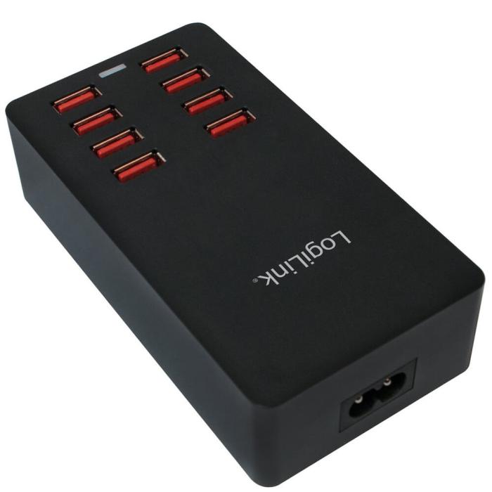 LogiLink - LogiLink USB-laddare 8 portar 8 8A