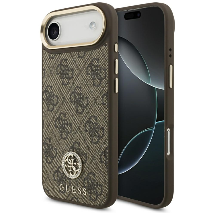Guess Mobilskal till iPhone 17 Air Magsafe Strass Logo - Brun | 2353 | AlltMobil