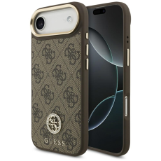 Guess - Guess iPhone 17 Air Mobilskal Magsafe Strass Logo - Brun