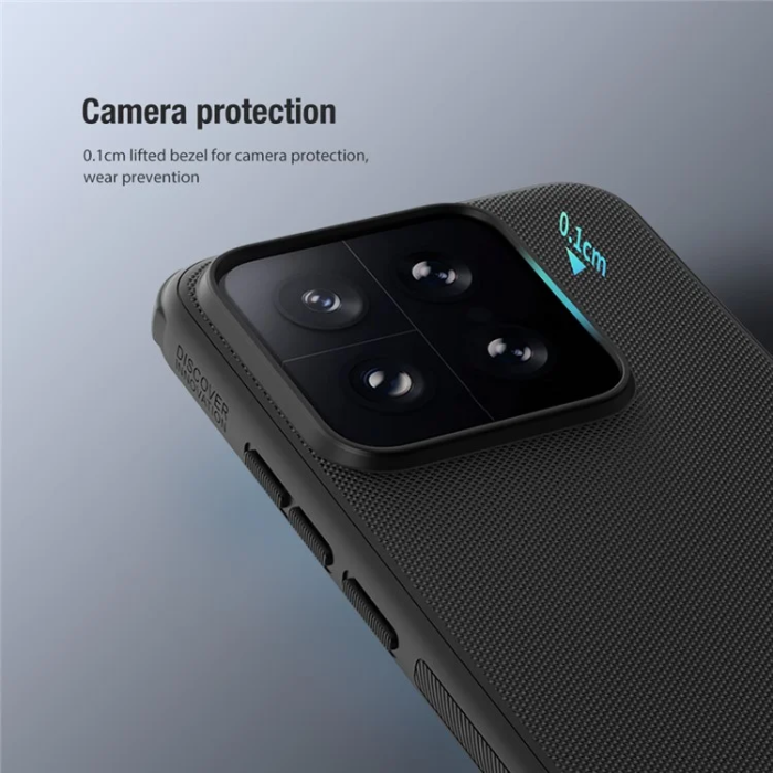 Nillkin - Nillkin Xiaomi 14 Mobilskal Super Frosted Shield Pro - Svart