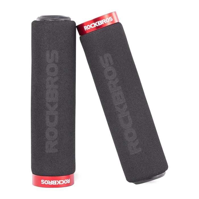 Rockbros - Rockbros Bicycle Greppar Sponge - Svart/Röd