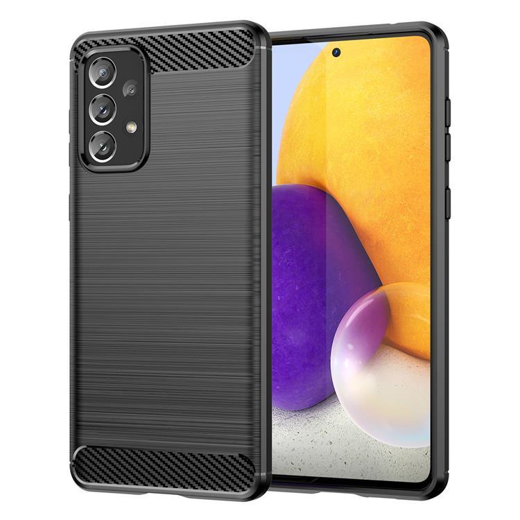 Carbon Galaxy A73 Skal Flexible - Svart | 2353 | AlltMobil