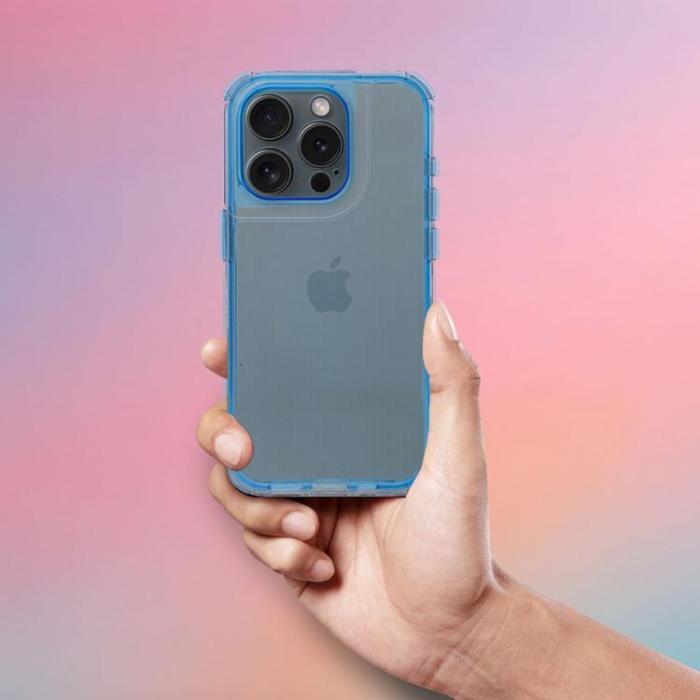 OEM - iPhone 16e Mobilskal Matrix Clear - Blå