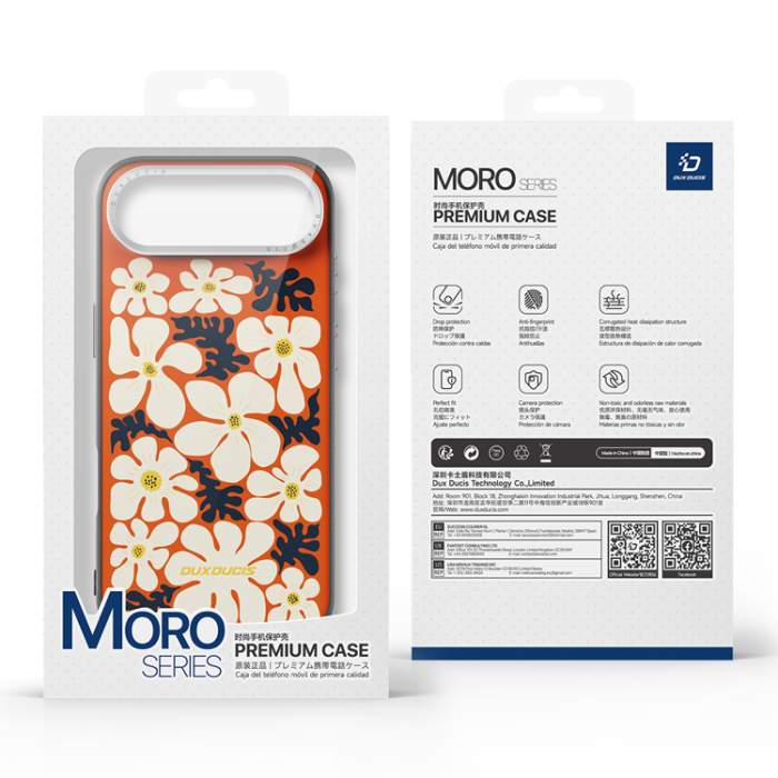 Dux Ducis - DUX DUCIS iPhone Air Mobiskal MagSafe UV Pattern Moro - Orange
