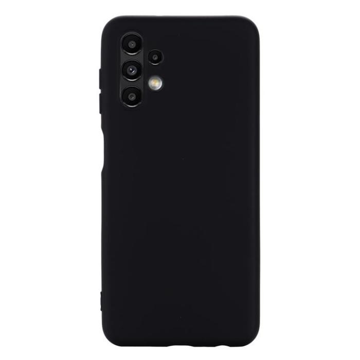 OEM - Galaxy A13 4G Skal Liquid Silicone - Svart