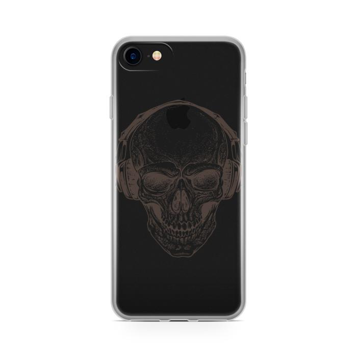 UTGATT5 - Skal till Apple iPhone 7 - Skull with Headphones