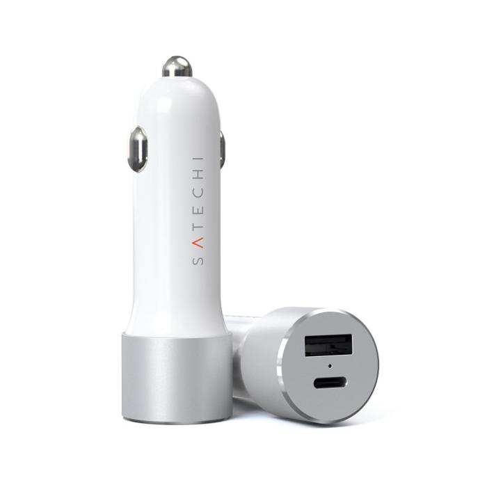 Satechi - Satechi billaddare med PD 1xUSB-C och 1xUSB-A på hela 72 Watt