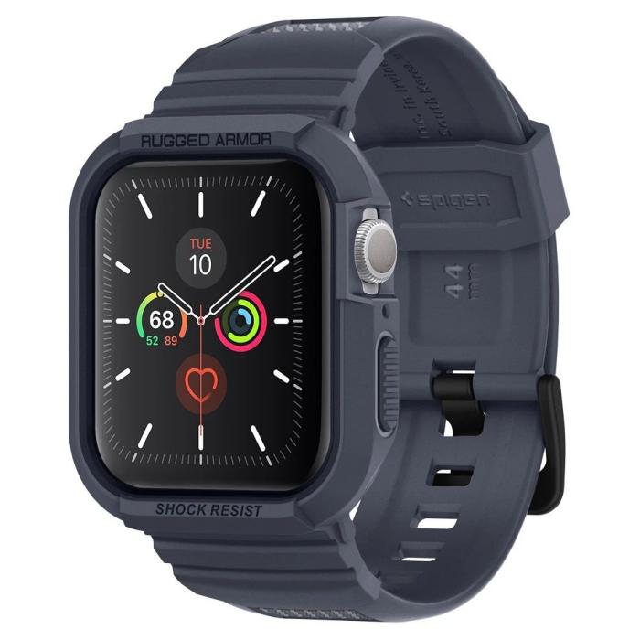 UTGATT - Spigen Apple Watch 45mm Series 9 Armband Rugged Armor Pro