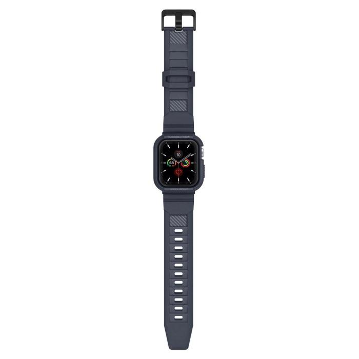 UTGATT - Spigen Apple Watch 45mm Series 9 Armband Rugged Armor Pro