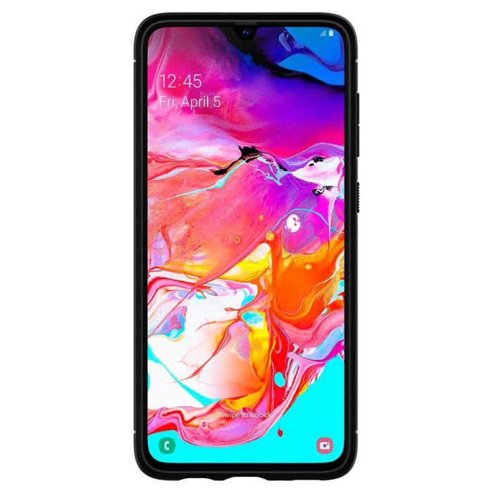 UTGATT5 - SPIGEN Rugged Armor Galaxy A70 Mattsvart