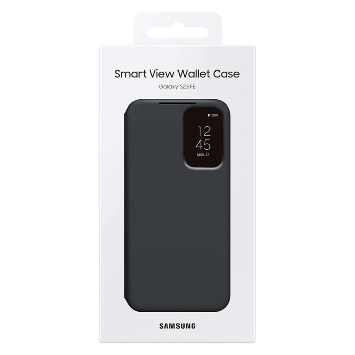 Samsung - Samsung Galaxy S23 FE Plånboksfodral Smart View - Svart