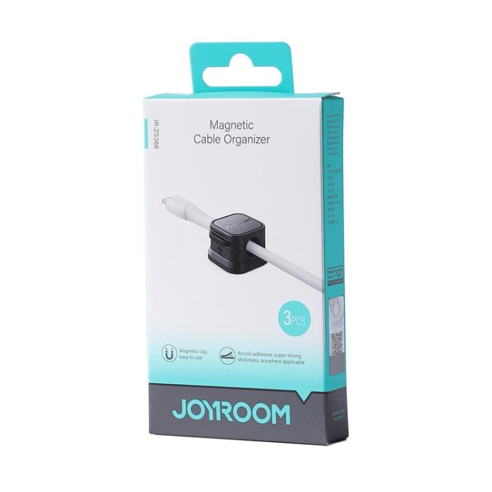 Joyroom - Joyroom 3 st. Magnetic Kabel Organisatör - Svart