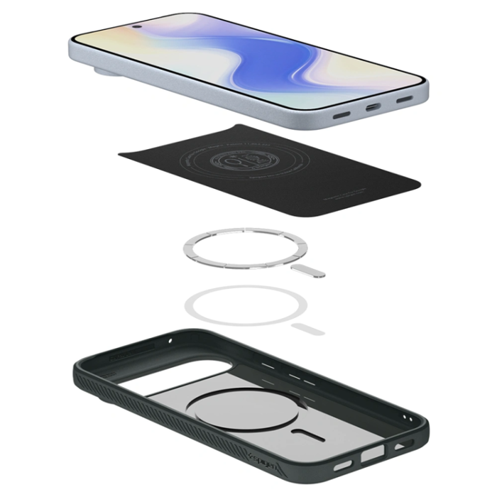 Spigen - Spigen Google Pixel 10 Pro XL Mobilskal Magsafe Liquid Air - Abyss Grön
