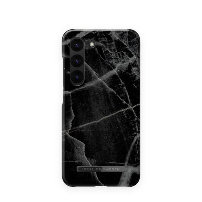 UTGATT1 - IDeal of Sweden Galaxy S23 Plus Mobilskal Svart Thunder Marble