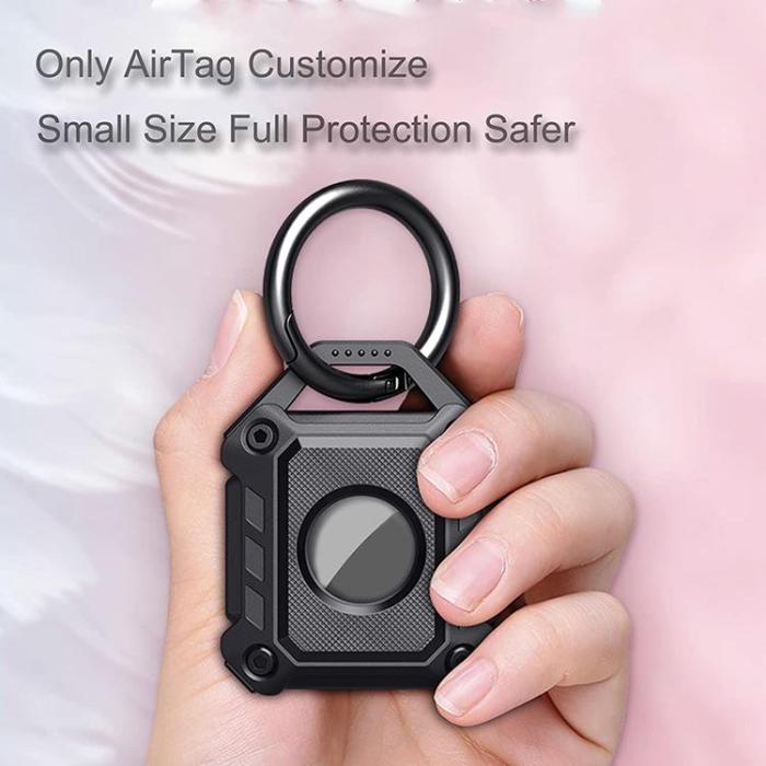 A-One Brand - Airtag Skal Shock-Proof Armor - Svart