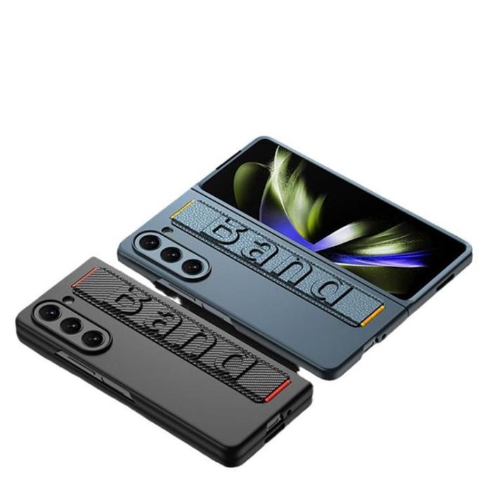 GKK - GKK Galaxy Z Fold 5 Mobilskal Wristband - Svart