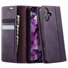 Caseme - Caseme iPhone 17 Plånboksfodral RFID Blocking 033 Series - Lila