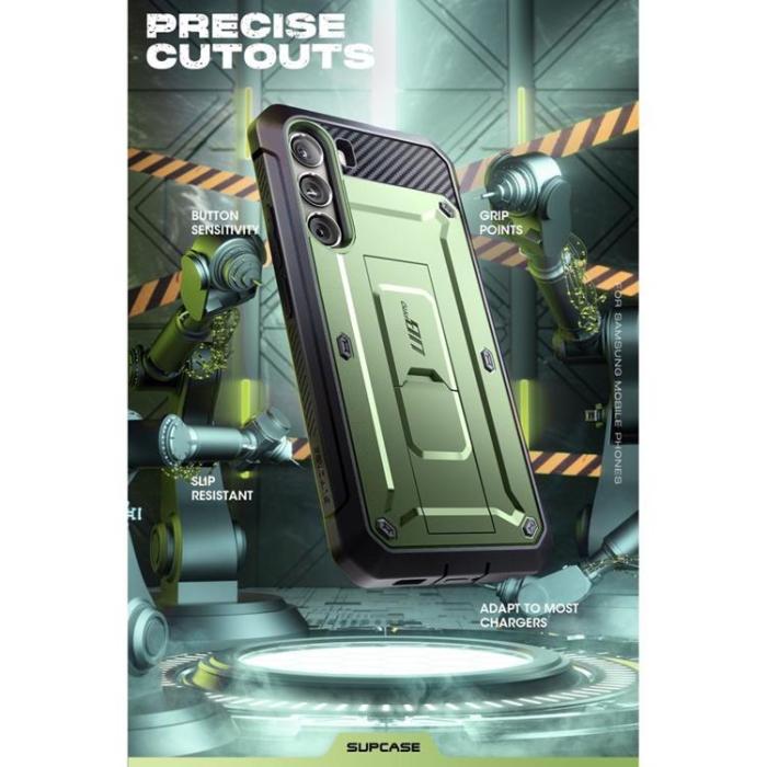 UTGATT - SupCase Galaxy S23 Plus Skal Unicorn Beetle - Grön