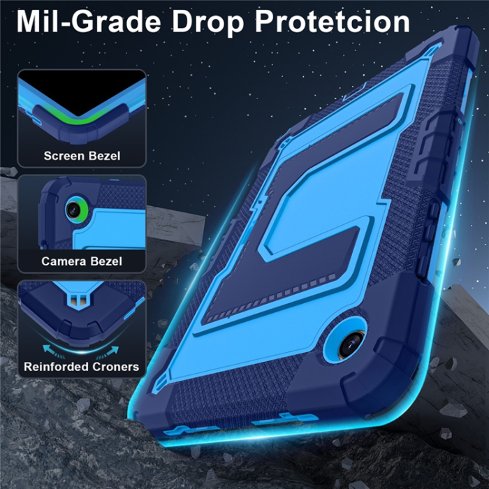 A-One Brand - Galaxy Tab A9 Plus Skal Kickstand Med Rem Anti Drop