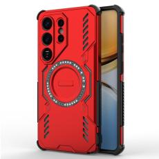 DIERFENG - Mobilskal till Samsung Galaxy S26 Ultra Magnetiskt Butterfly Armor PC + TPU R&ouml;d