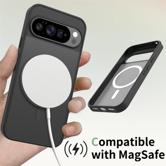 A-One Brand - Google Pixel 10 Pro XL Mobilskal MagSafe Skin Touch - Svart