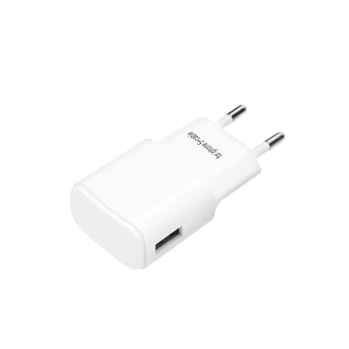 Blue Star - Travel Charger till iPhone 5/6/6s/7/8/X Blue Star Vit