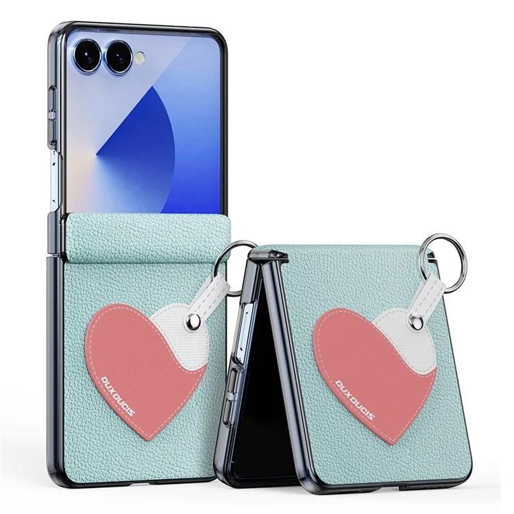 DUX DUCIS Galaxy Z Flip 7 Mobilskal Ringhållare Luvy - Cyan | 2353 | AlltMobil