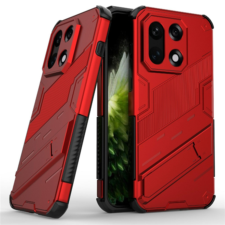 OnePlus 15 Mobilskal PC + TPU Shockproof Kickstand (Röd) | 2353 | AlltMobil