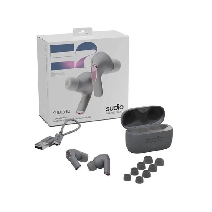 UTGATT - Sudio Hörlurar In-Ear E2 True Wireless ANC - Skiffergrå