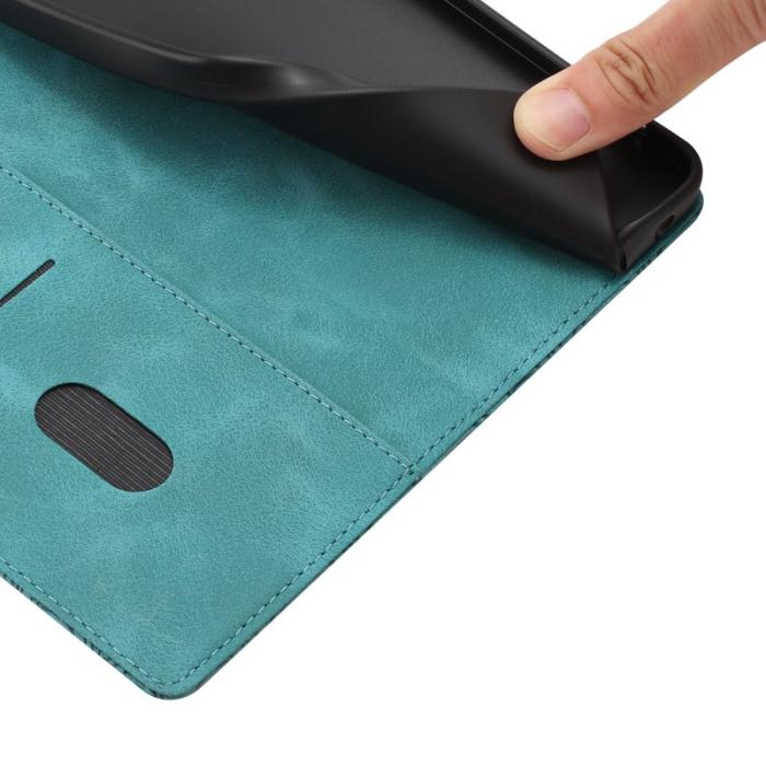 OEM - Samsung Galaxy A57 Plånboksfodral Konstläder Ställ Skydd - Grön