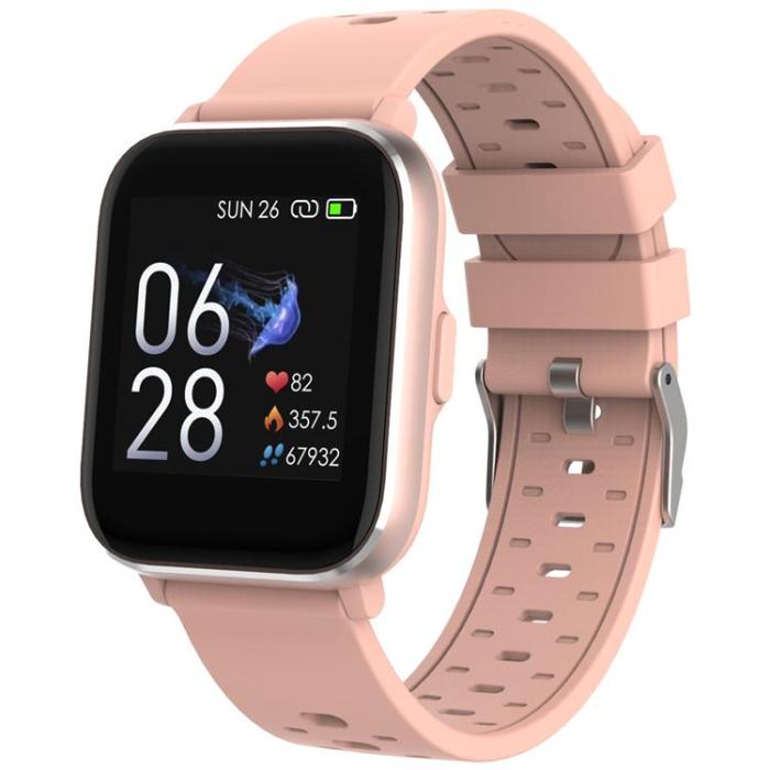 Denver - DENVER Smartwatch Kroppstemp/Hjärtfrekvens/IP67 - Rosa