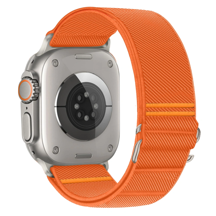 Tech-Protect - Tech Protec Apple Watch (44/45/46/49mm) Armband Nylon Slip - Orange