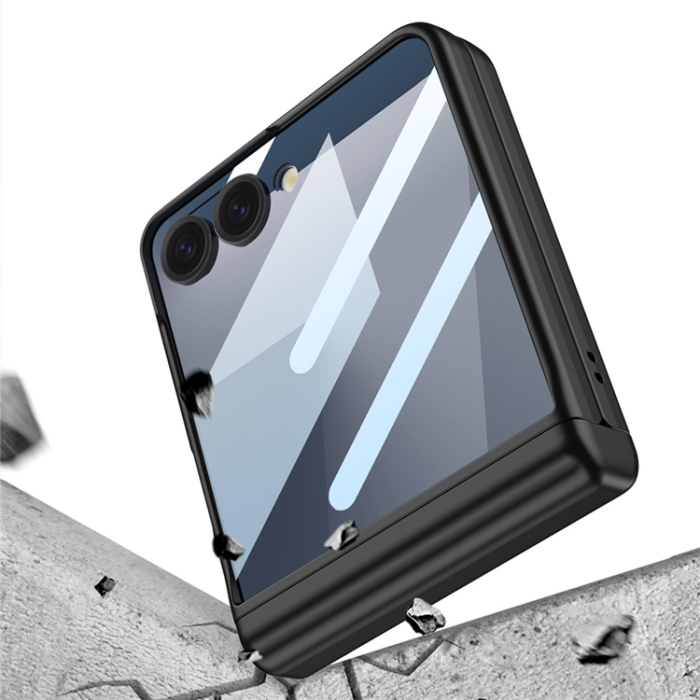 GKK - GKK Galaxy Z Flip 7 Mobilskal med Penna och Skärmskydd - Lila