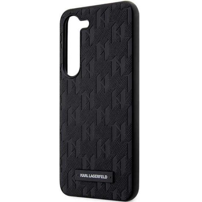 KARL LAGERFELD - Karl Lagerfeld Galaxy S23 Plus Skal Saffiano Mono Metal Logo - Svart