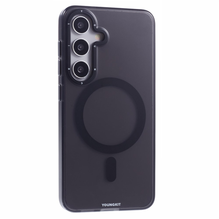 YOUNGKIT - YOUNGKIT Galaxy S25 Mobilskal MagSafe Shockproof Matte - Svart