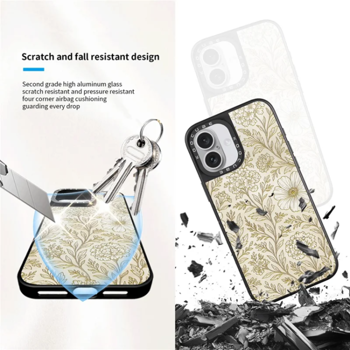 A-One Brand - Mobilskal till iPhone 16 Plus MagSafe Aluminium Silikon