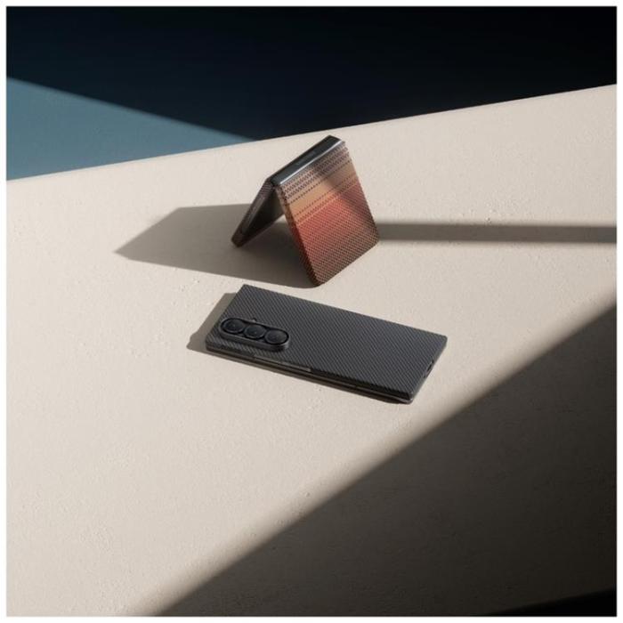 PITAKA - PITAKA Galaxy Z Fold 7 Mobilskal MagSafe Ultra-Slim - Svartgrå