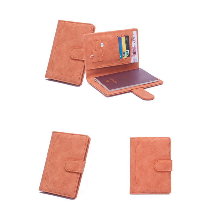 OEM - Passhållare Plånbok RFID Korthållare Slim - Orange