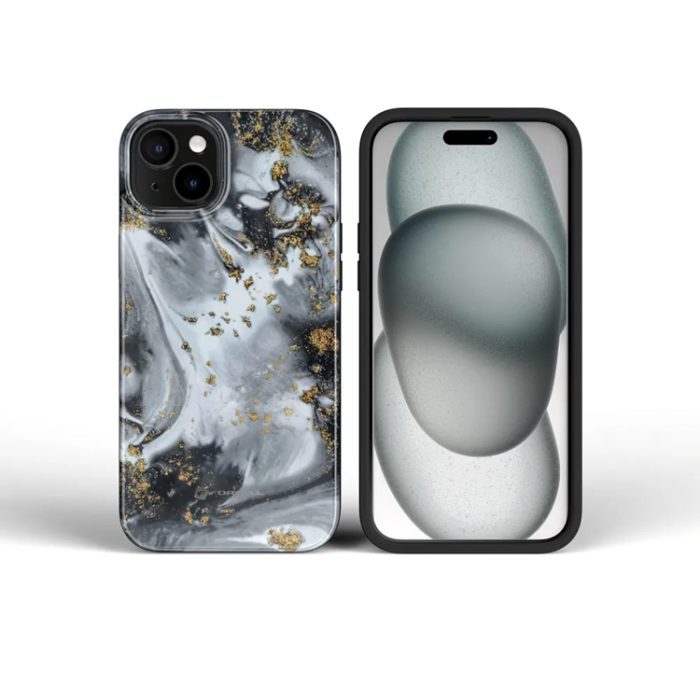 Forcell - Forcell iPhone 15 Pro Mobilskal MagSafe Mirage - Silver Fog