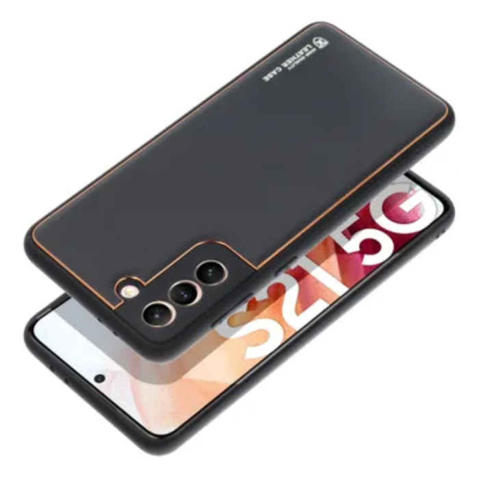 OEM - Galaxy S24 Plus Mobilskal Läder - Svart