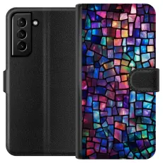 Gustaf - Pl&aring;nboksfodral till Samsung Galaxy S21+ 5G med Disco