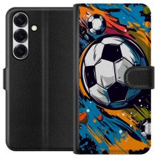 iSecrets - Pl&aring;nboksfodral till Samsung Galaxy S25 med Fotbollar