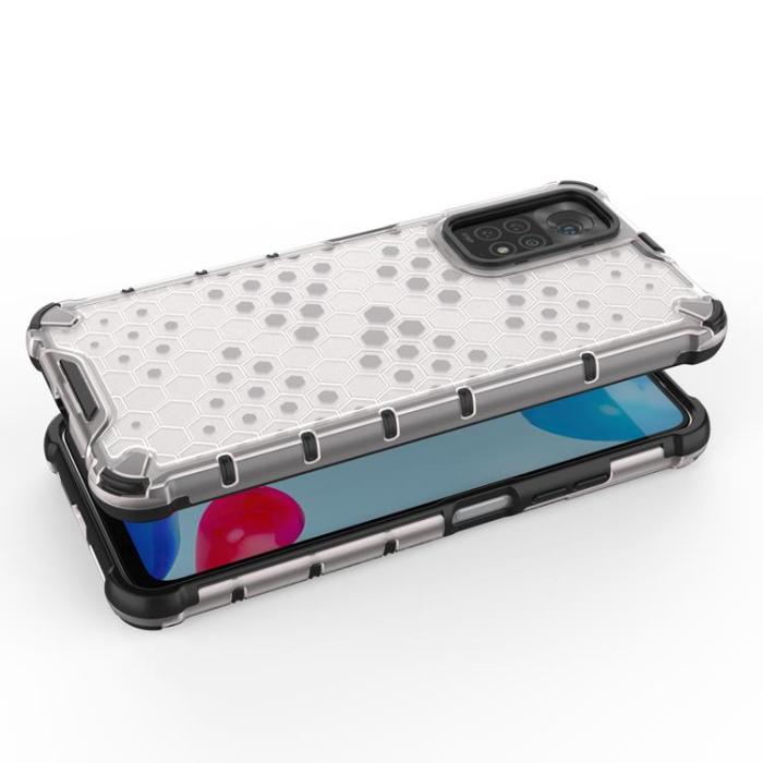 OEM - Xiaomi Redmi Note 11/11S Skal Honeycomb Armored - Blå