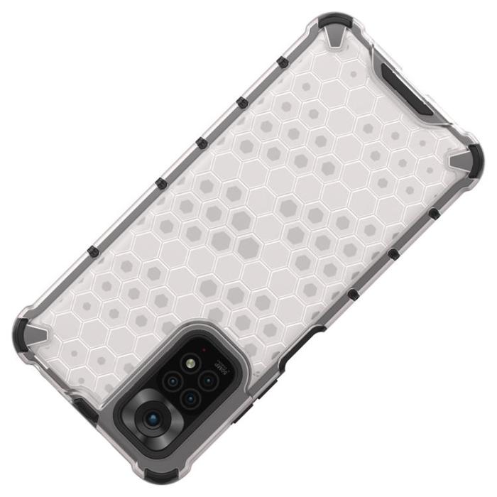 OEM - Xiaomi Redmi Note 11/11S Skal Honeycomb Armored - Blå